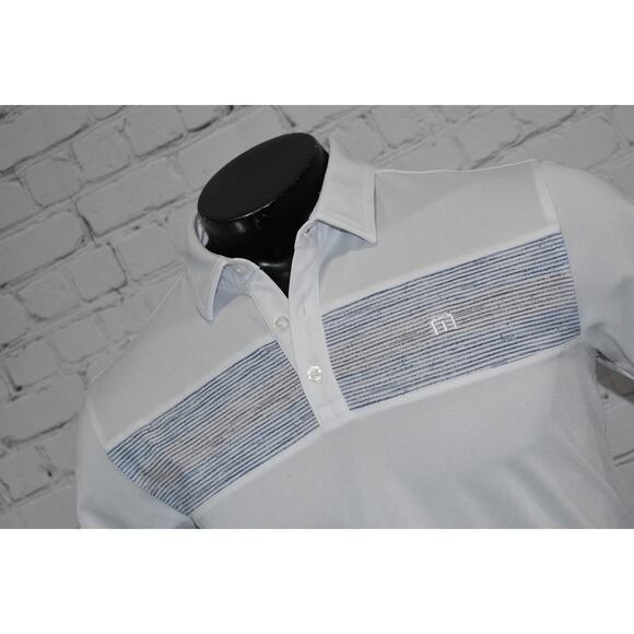 Travis Mathew Other - Travis Mathew Golf Polo Shirt Men Size Medium Performance Polyester Blend White